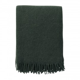 plaid laine agneau gotland klippan vert fonce