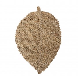 set de table forme de feuille jonc de mer herbier bloomingville