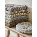 coussin de chaise assise tisse ikat marron ethnique madam stoltz