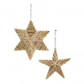 decoration sapin noel artisanale paille naturelle madam stoltz