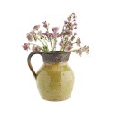 petit vase pichet terre cuite jaune artisanal madam stoltz