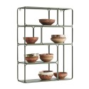 etagere murale metal vert kaki vintage retro madam stoltz