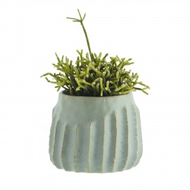 petit cache pot vert clair jade artisanal texture madam stoltz