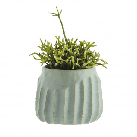 petit cache pot vert clair jade artisanal texture madam stoltz
