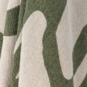 plaid contemporain design coton recycle vert bloomingville dalmine