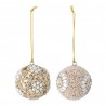 boules de noel perles brillantes rose bloomingville eleanore