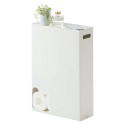 reserve papier toilette rangement wc design metal blanc yamazaki