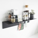 etagere murale etroite noire design acier yamazaki tower