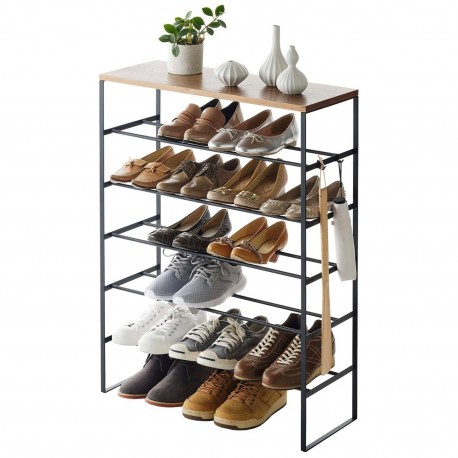 Etagère rangement chaussures design Yamazaki Tower
