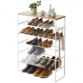 Meuble à chaussures ouvert 6 niveaux Yamazaki Tower