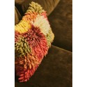 coussin poils longs multicolores laine fluffy hk living