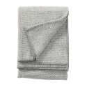 couverture en laine agneau gris clair klippan domino