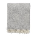 plaid classique laine gris clair Klippan gooseye