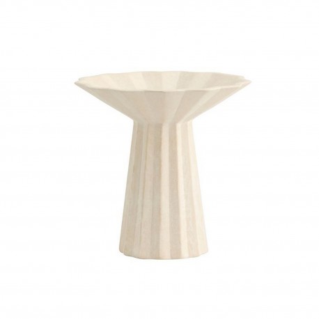 vase design ceramique blanc ivoire ecru nordal minu