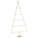 sapin de noel design metal dore laiton madam stoltz