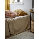 coussin salon velours jaune moutarde texture bloomingville hilac