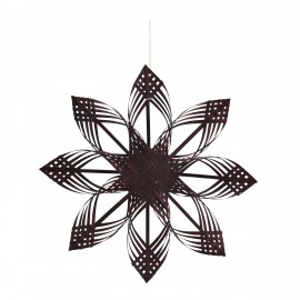 etoile decorative noel a suspendre bambou rouge bordeaux madam stoltz