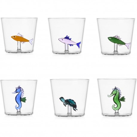 verres poissons ichendorf marine garder set de 6