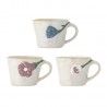tasses a cafe gres artisanales fleurs poetiques bloomingville loua set de 3