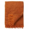 couverture laine agneau orange klippan gotland