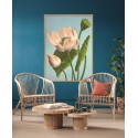 grande affiche fleur decorative the dybdahl triple lotus