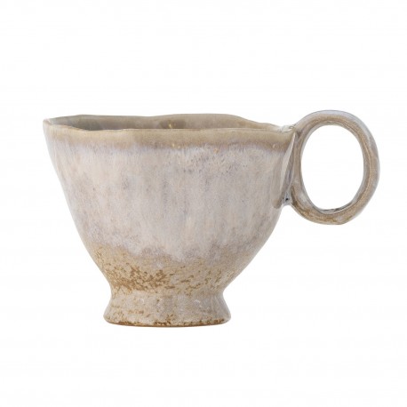 tasse rustique artisanale gres beige bloomingville imogen