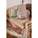 ib laursen housse de coussin velours carree 50 x 50 cm rose 6230-64