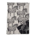 Plaid laine agneau Klippan Zebra