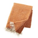 plaid laine agneau epais orange klippan knut