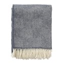 couverture laine classique chic bleu klippan gooseye