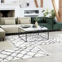 house doctor kuba tapis blanc et noir coton Rm0020-140x200 