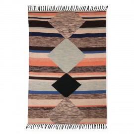 Tapis plastique recyclé outdoor rétro HK Living