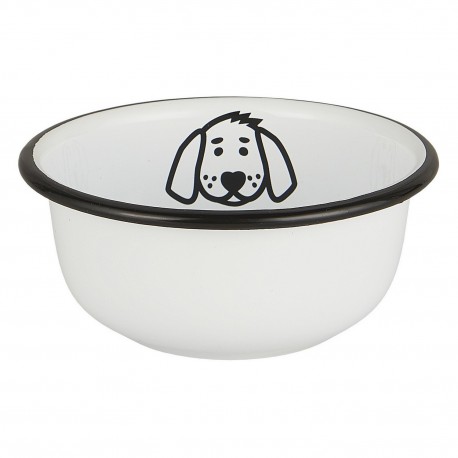 Petit bol pour chien métal émaillé IB Laursen