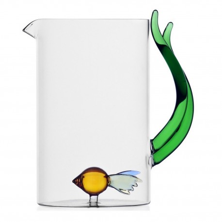ichendorf milano carafe verre italien figurine poisson algue animal farm