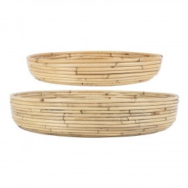 IB Laursen Rattan-Küchentablett (2er-Set)