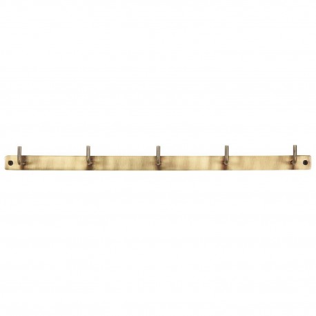 ib laursen portemanteau mural barre fine metal vintage vieilli 5 pater