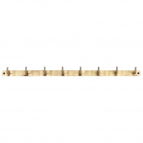 Grand portemaneau mural metal laiton vieilli IB Laursen