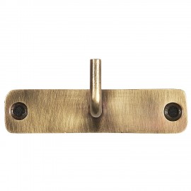 ib laursen crochet mural vintage metal dore laiton patere