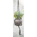 Macrame suspension pour plante jute perles IB Laursen gris