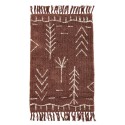 petit tapis chambre tufte brun cuivre madam stoltz
