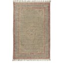 Tapis coton délavé vintage rose marron bleu rectangulaire IB Laursen 120 x 180 cm
