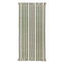 tapis de chambre raye coton vert madam stoltz