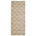 madam stoltz tapis de couloir jute blanc ecru nature 70 X 200 cm