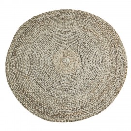 madam stoltz tapis rond jute 120 cm