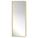 miroir mural rectangulaire cadre laiton hubsch 990941