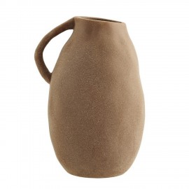 madam stoltz vase style rustique artisanal gres terracotta