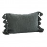 Housse de coussin salon coton Madam Stoltz vert