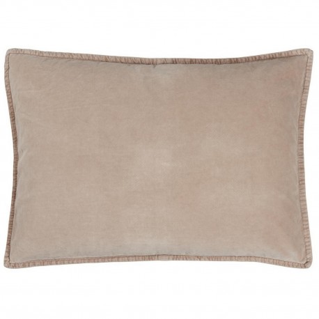 grand coussin rectangulaire velours grege ib laursen 50 x 70 cm