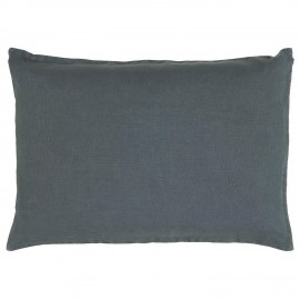 Housse de coussin rectangulaire lin IB Laursen bleu
