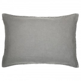 Housse de coussin rectangulaire lin IB Laursen gris